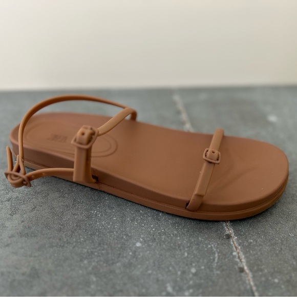 Zara Brown Strappy Sandals - Picture 5 of 5